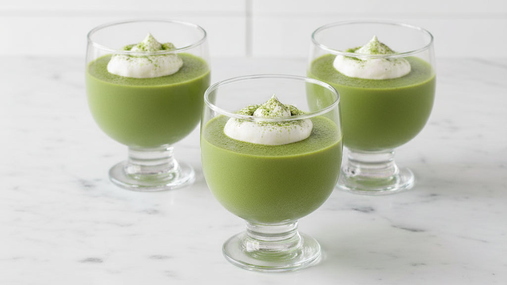 White Chocolate & Matcha Mousse
